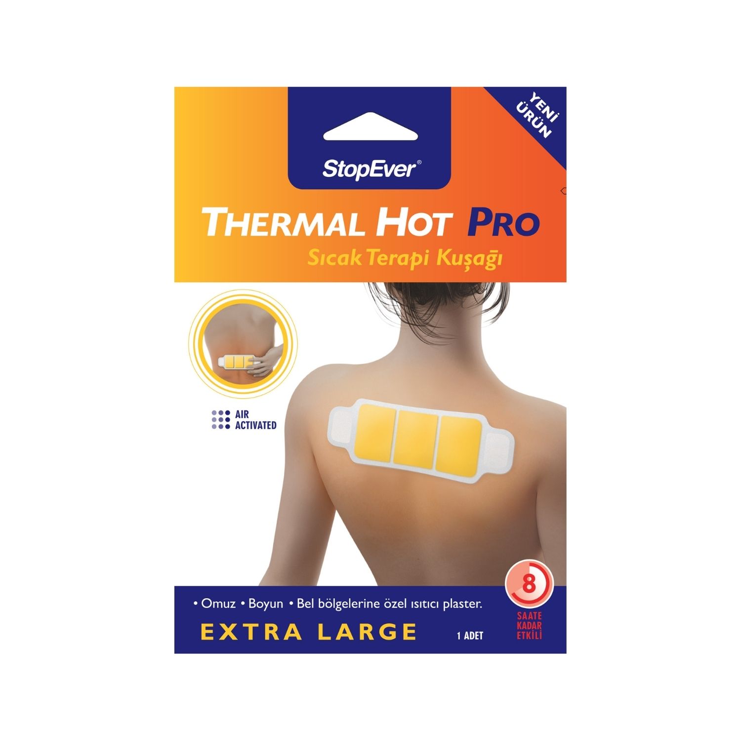 01 StopEver Thermal Hot Pro Sicak Terapi Kusagi Front Stop Ever